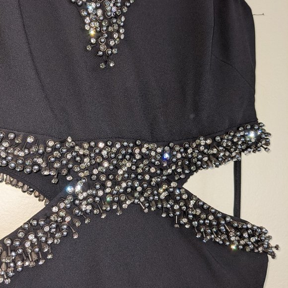 SemSem DANA CUT-OUT DRESS - BLACK - Picture 3 of 5